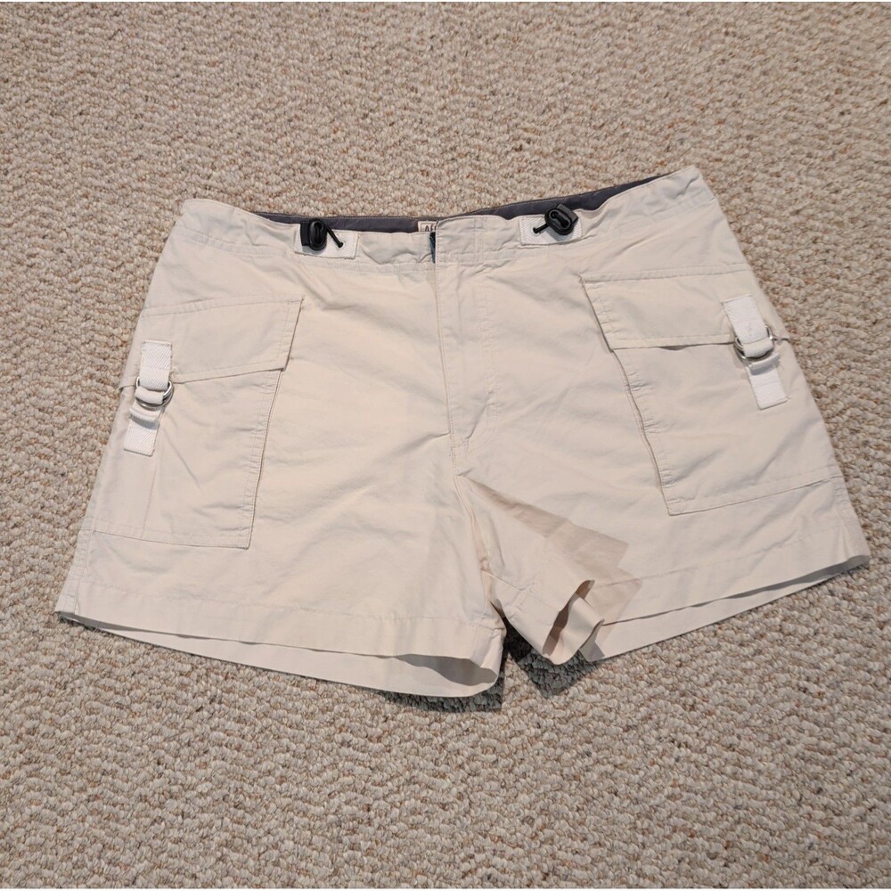 Y2K Aeropostale Cargo Shorts Womens M Beige Pockets Utility Outdoor